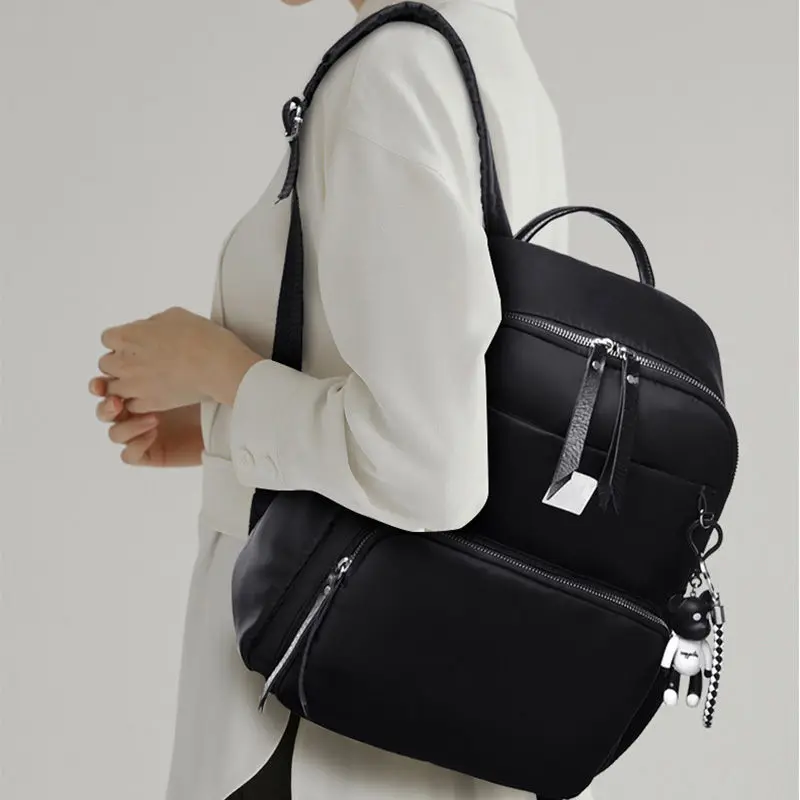 2020 New Design Fashion Female Backpack Preppy Style Women High Quality Oxford Shoulder Bags Bear Pendant Lady Tote | Багаж и сумки