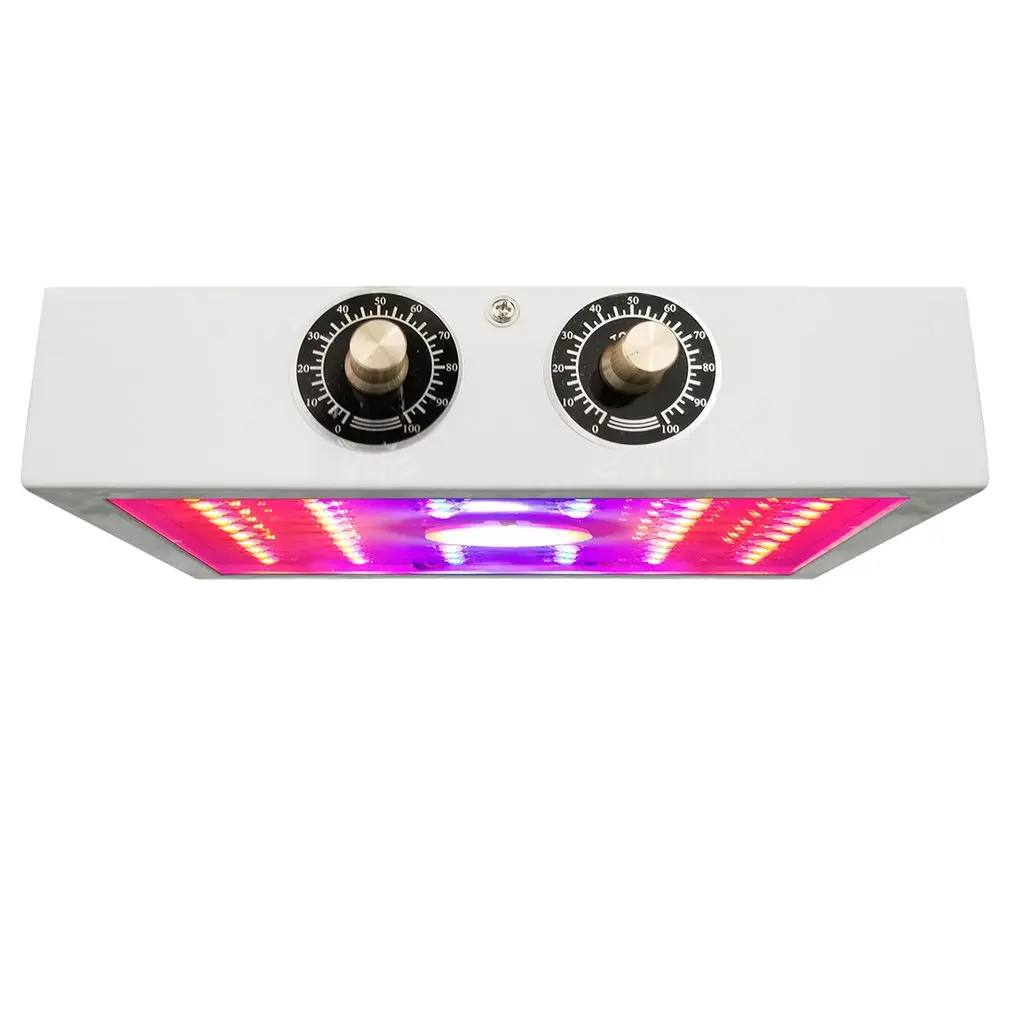 Plants LED Grow Light Full Spectrum 1000W Double Chip Red/Blue/UV/IR Small Square Light For Indoor Plants VEG BLOOM