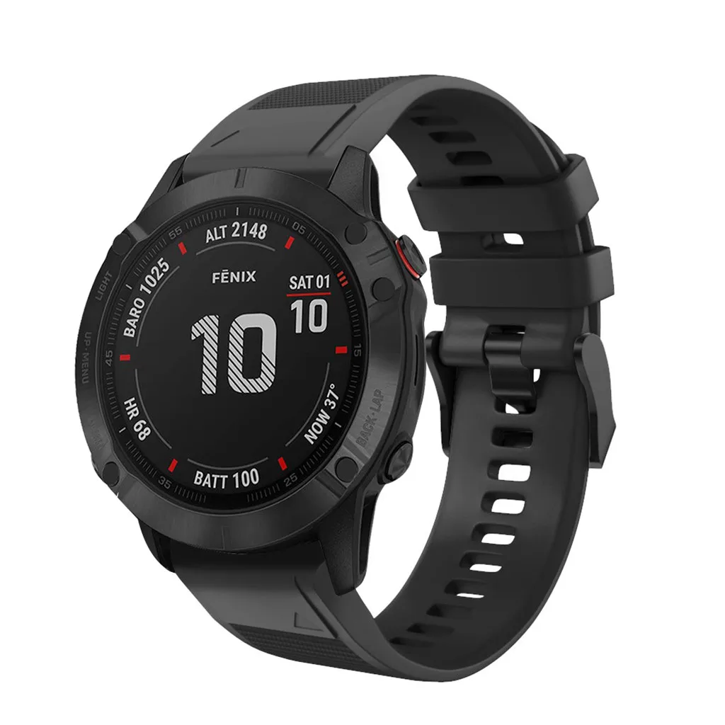 Для Garmin силиконовый ремешок для часов браслет Прочный сменный ремешок для часов Ремешок с отверткой для Garmin Fenix 6/Fenix 6Pro