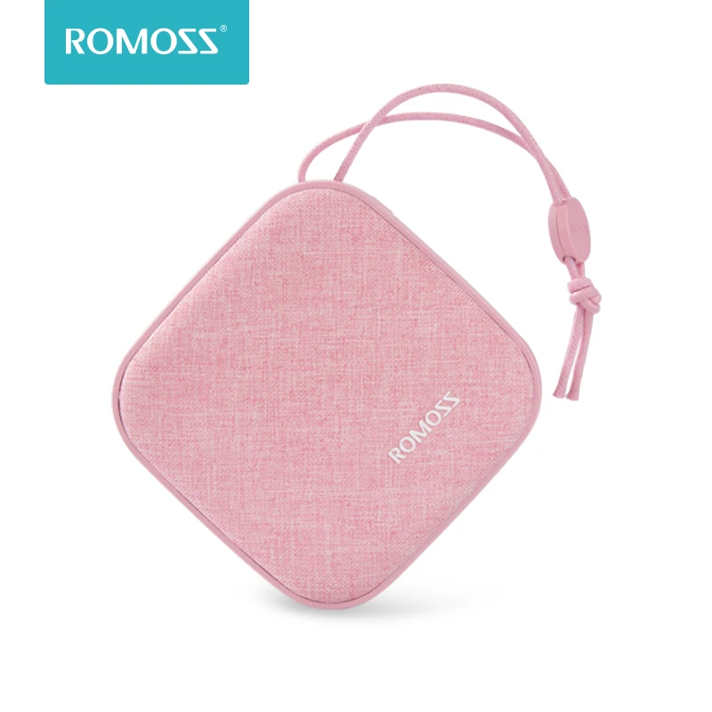 ROMOSS LC10 Style Power Bank 10000mAh Candybox 18650 Dual USB Fabric Portable Charger With Hanging Ring ForiPhone For Xiaomi afbeelding