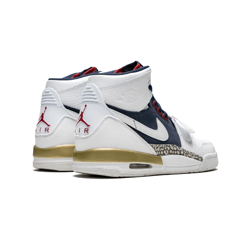 Air Jordan Legacy 312, баскетбольные кроссовки для баскетбольной команды США Dream Team, белые, синие, Lakers