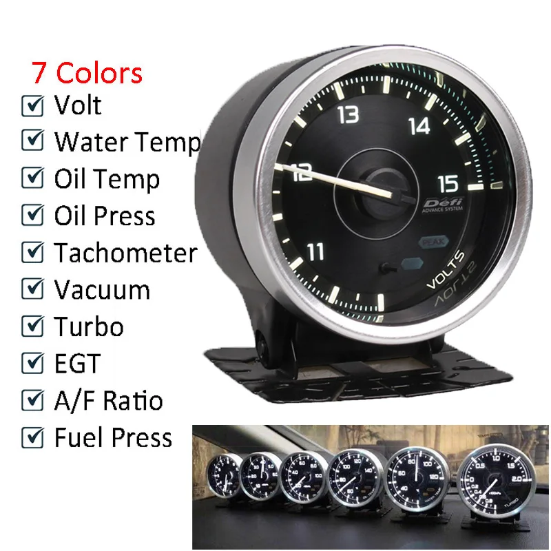 Defi Advance A1 60mm Gauge Water Temp Gauge Oil Temp Gauge Turbo Boost