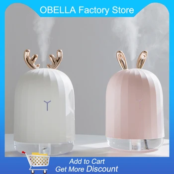 

High Quality 220ML Ultrasonic Air Humidifier Aroma Essential Oil Diffuser for Home Car USB Fogger Mist Maker with LED Night Lamp