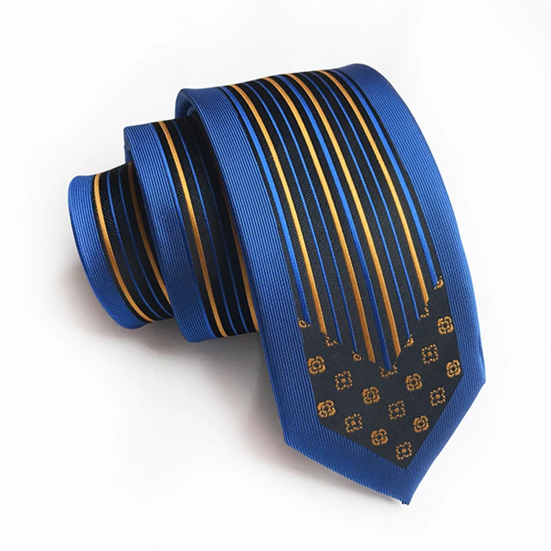 6 см мужские галстуки шелк различные жаккардовые тканые самозавязывающиеся узкий галстук на шею для мужчин Свадебная вечеринка Gravatas Флора Плед Проверяет связи - Цвет: 27