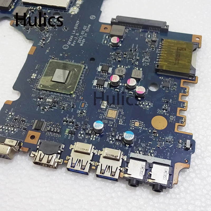 Hulics оригинальная материнская плата ноутбука Toshiba Satellite P850 P855 K000135170 QFKAA LA-8392P DDR3 SLJ8E