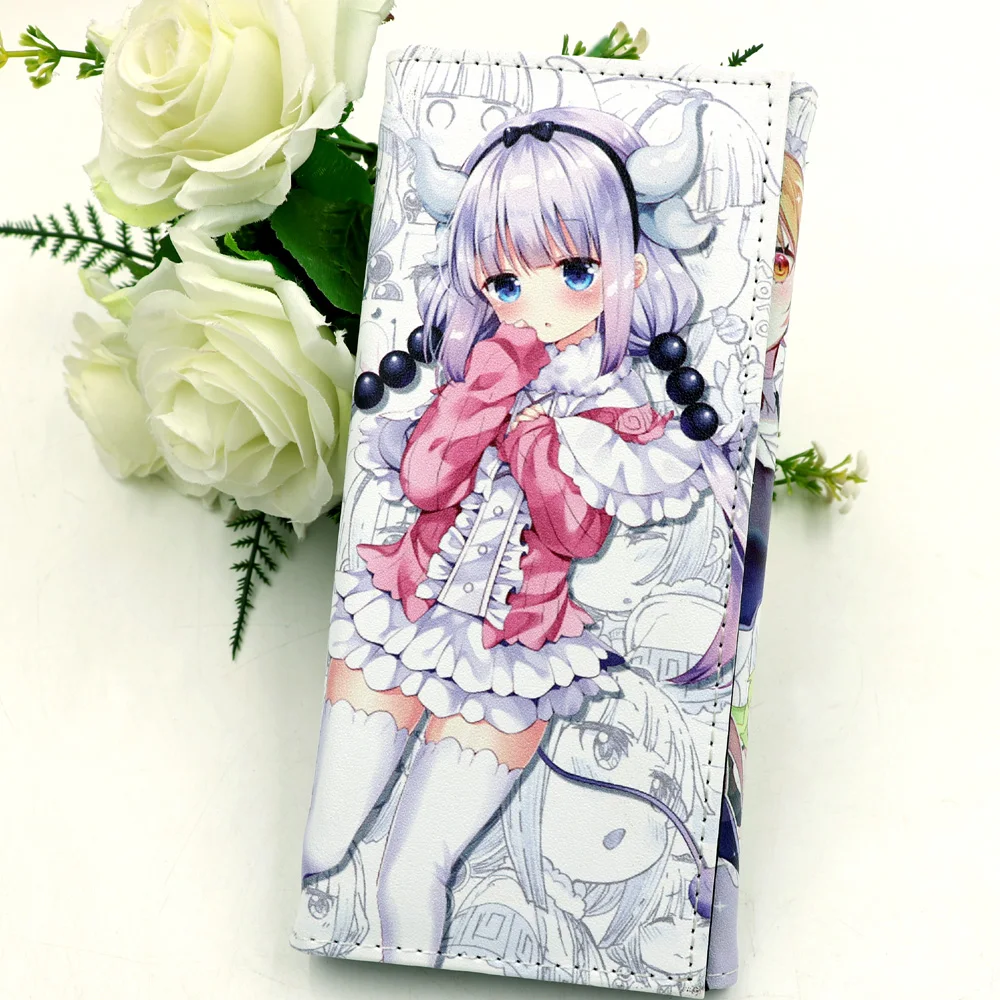 Длинный кошелек клатч Miss Kobayashi's Dragon Maid с застежкой|Кошельки| |