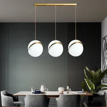 Nordic Led Ball Lampshade Pendant Lights Designer Kitchen Accesories Table Dining Bedside Hanging Fixture Decorative Luminaires