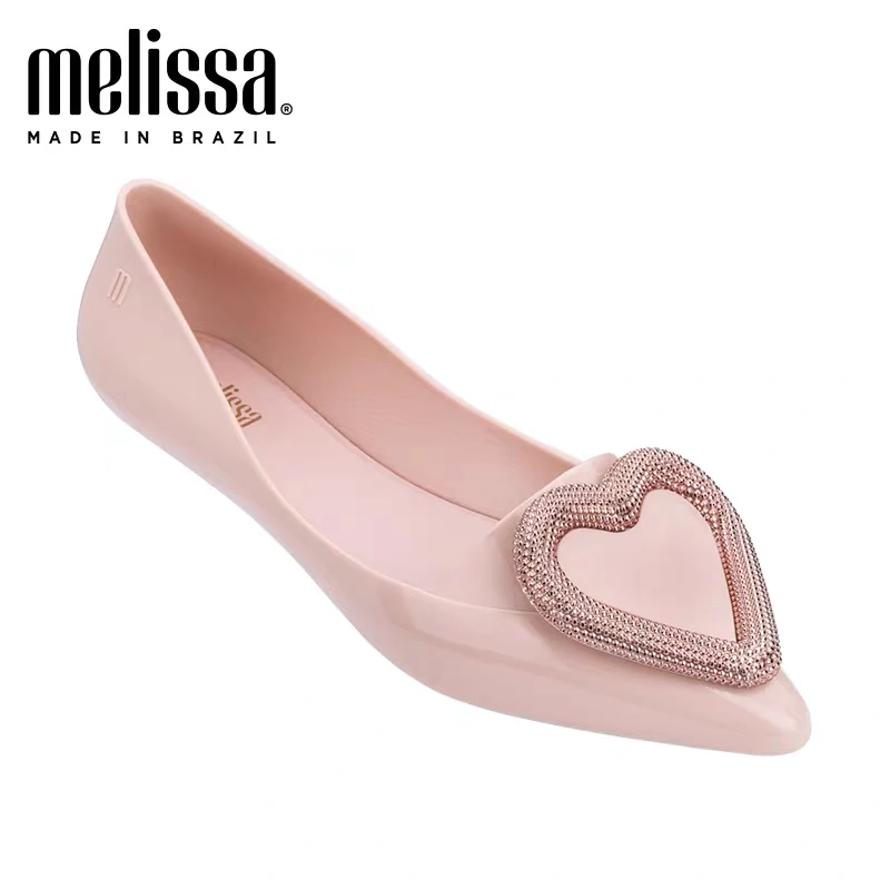 Melissa/Женская обувь с сердечками женские прозрачные сандалии Новинка 2020 года