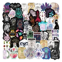 

50PCs Anime Character Stickers Waterproof Creative 6-8cm Helmet Toilet Lid Refrigerator Water Cup Car Sticker Toy