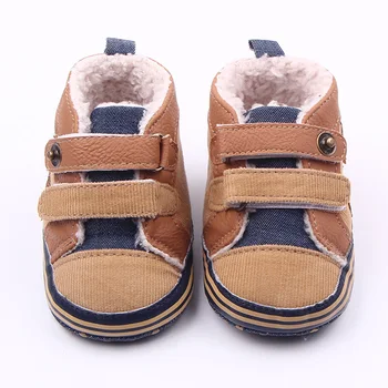 

Canvas Newborn Baby Shoes Winter Warm Cartoon New Born Baby Girl Boy Shoes Infant Toddler First Walker Moccasins Schoenen Meisje