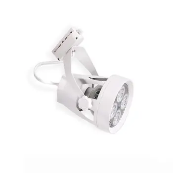 

35W 24LED Track Light With Fan Rail Spot Light Clothes Shop Ceiling Lamp Exhibition Hall Gallery Decoration Down Lamp