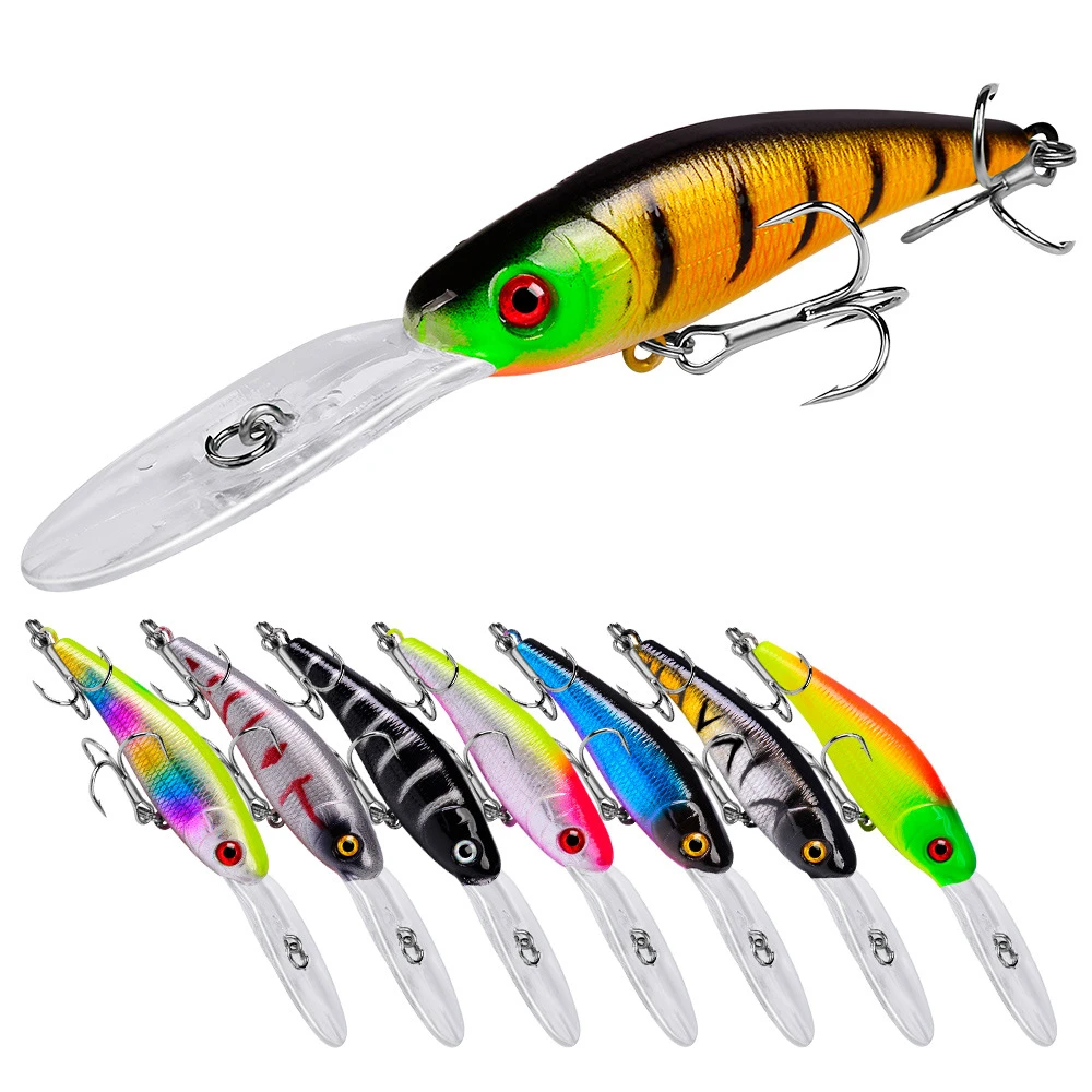 LINGYUE 1pcs Boxed Fishing lures Topwater Popper High Quality Baits 6.5m  10.5g Wobblers Crankbait with 6# Hooks 3D Eyes Pesca