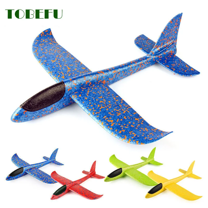 Hand Throw Flying Glider Planes Foam Aircraft Model EPP Resistant Breakout Aircraft Party Game Children Outdoor Fun Gift Toys photo