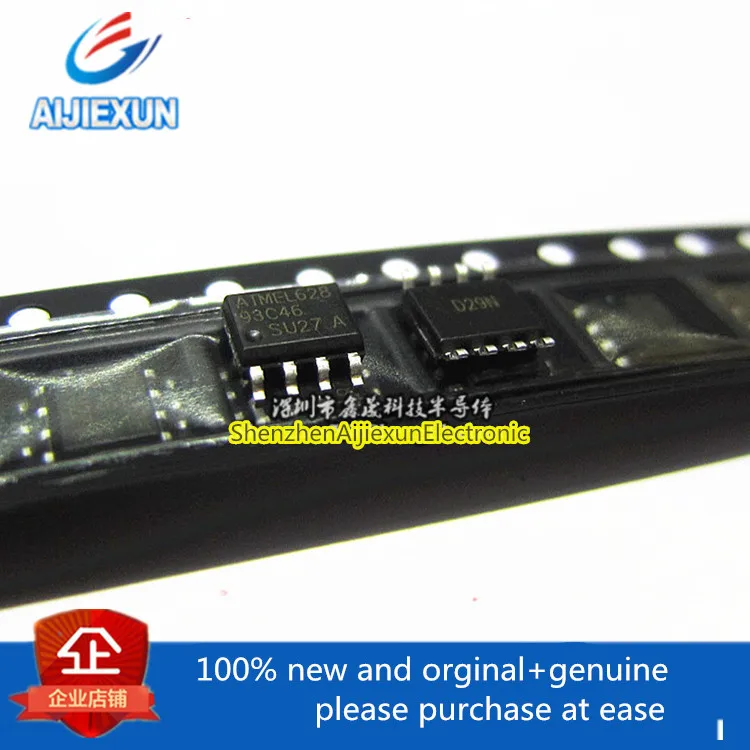 

10pcs 100% new and orginal 93C46 AT93C46DN-SH-T SOP-8 Three-wire Serial EEPROM 1K (128 x 8 or 64 x 16) large stock