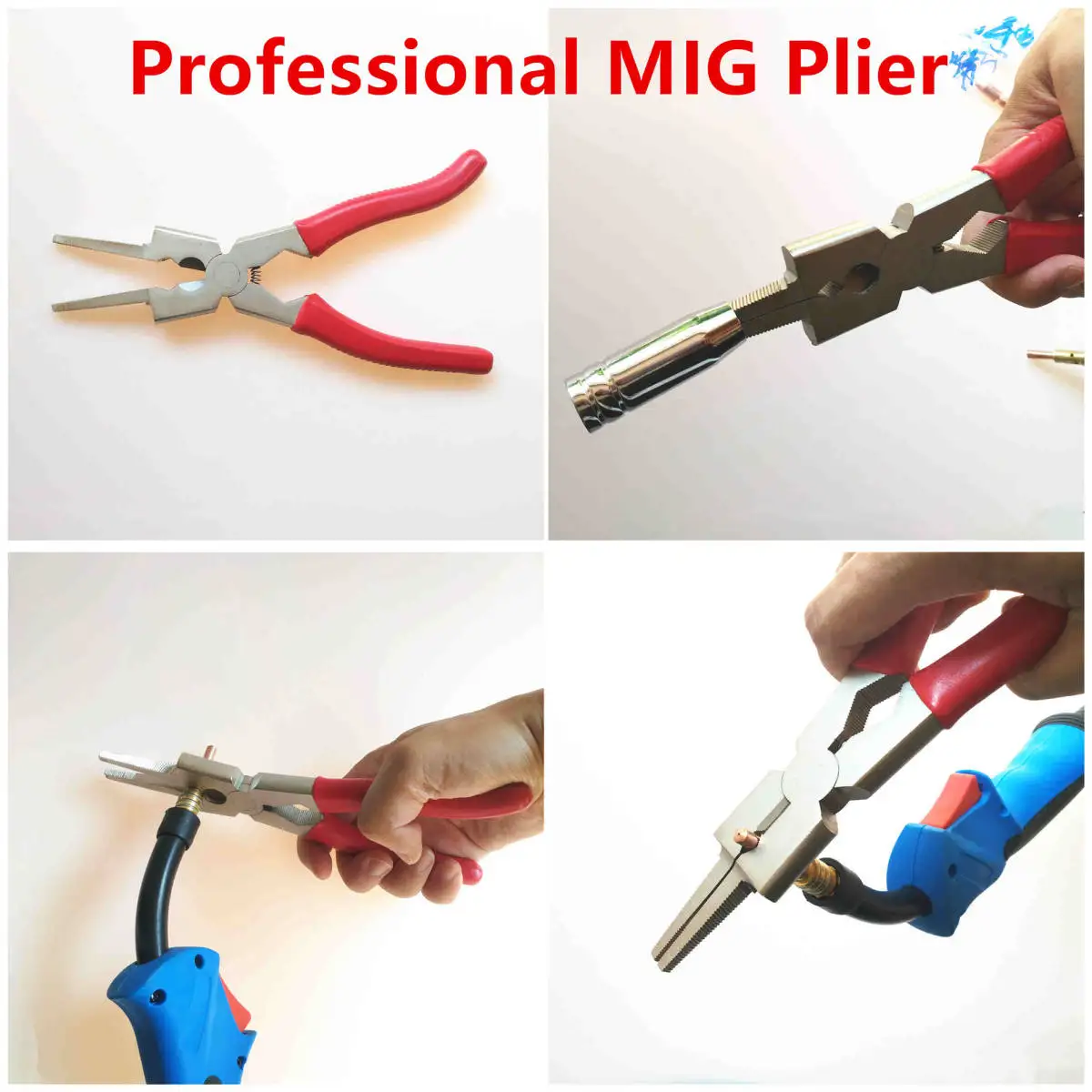 Pince de soudage Professional, pince Mig " Pince multifonction de torche de soudage MIG pour le nettoyage de buse(Version ro