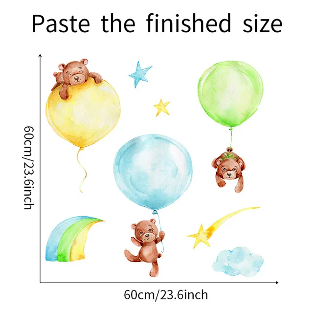 Vinyl cartoon wall stickers room decoration stickers children's room kindergarten decoration stickers wall stickers murals N02