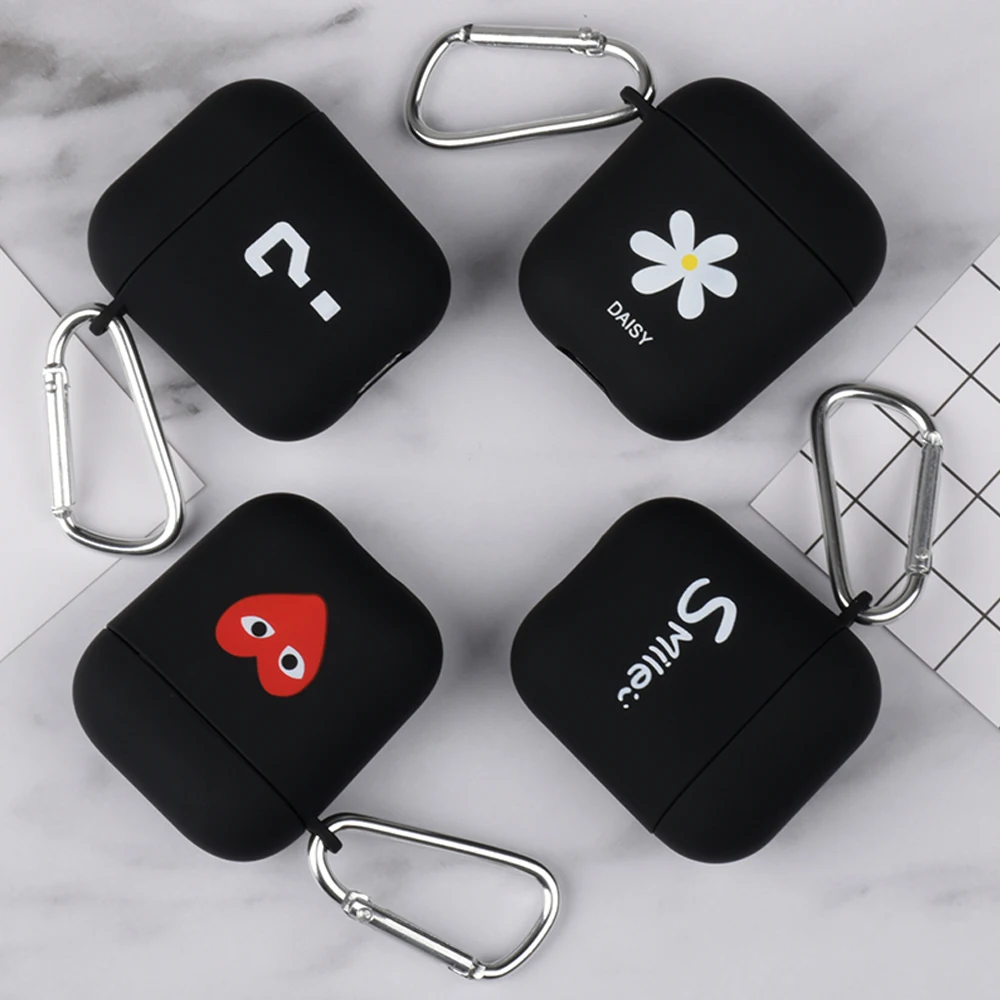 

lover Earphone Case For Apple Airpods Case Shockproof Cover For Airpods bluetooth wireless earphone Case Hard PC Shell Bag