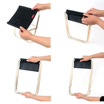 

Outdoor Easy To Carry Fishing Tools Portable Folding Fishing Chair Lightweight Picnic Camping Chair Foldable Aluminium Cloth