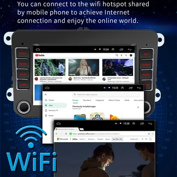 

Android 8.1 GPS Navigation FM Bluetooth In Dash 9070 Head Unit Car Radio for VW Outdoor Personal Car Entertainment