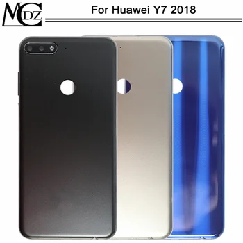

New Y7 2018 Battery Cover For Huawei Y7 2018 / Y7 Pro 2018 / Y7 Prime 2018 Phone Back Rear Housing Case Cover Lid