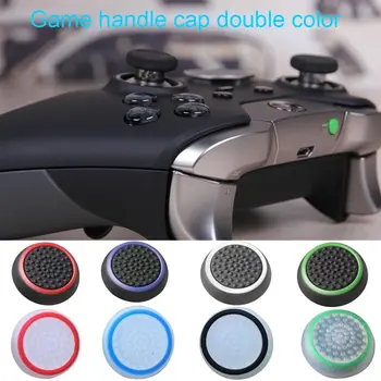 

Double Rocker Enhanced Raised Silicone Rubber Analog Stick Thumb Grips Joystick Cover Caps For Playstation 4 PS4 PS3 XBOX One