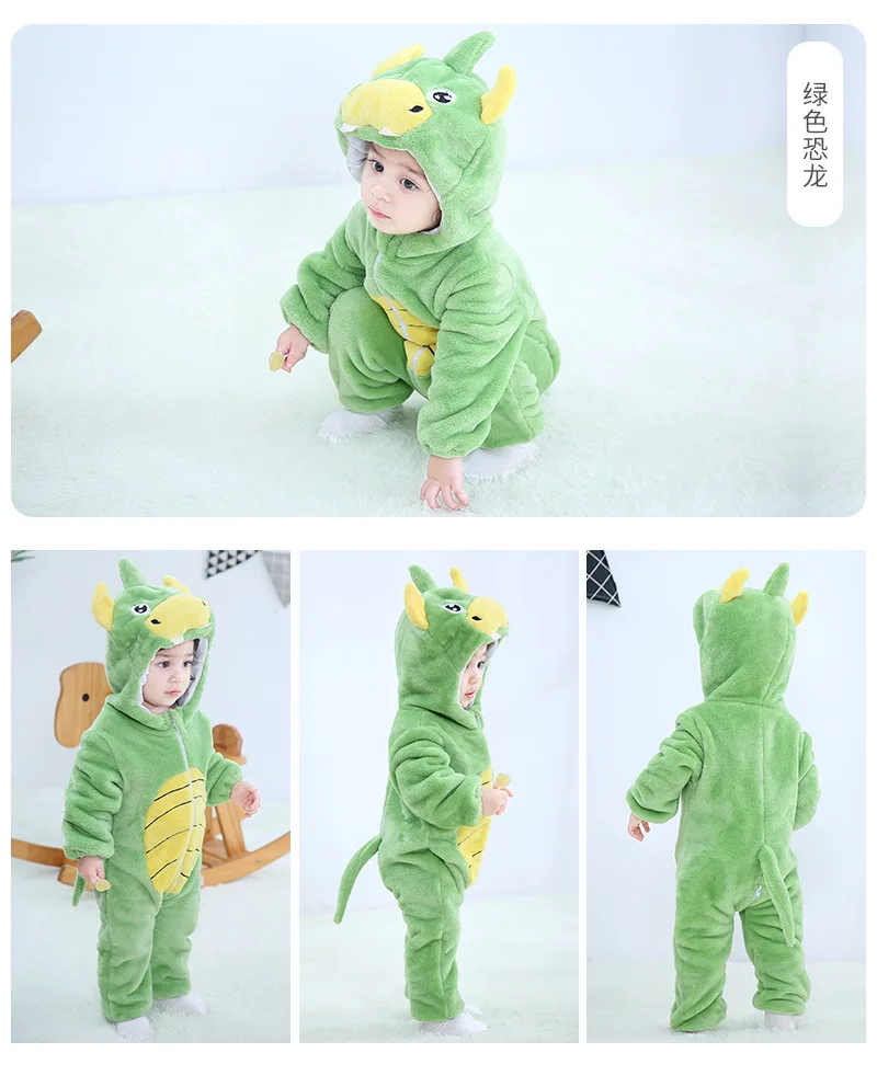 Winter Baby Clothes Panda Newborn Clothes Baby Girls Boys Romper Infant Clothing Jumpsuit Toddler Babys Sets Stitch Pajamas