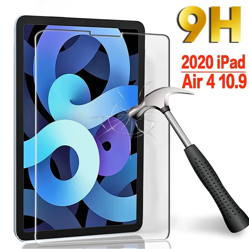 For iPad Air 2020 10.9 inch 4th Gen Screen Protector Tempered Glass for iPad Air 4 A2324 A2072 Protective Film for iPad 10.9 pen touch screen android