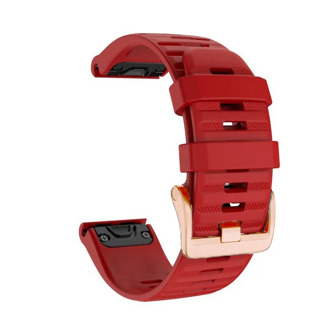 20mm Smart Watch Band Straps For Garmin Fenix 7S/5S Plus/6S/6S Pro Quick Release Strap Silicone Bracelet Rose gold Accessories 