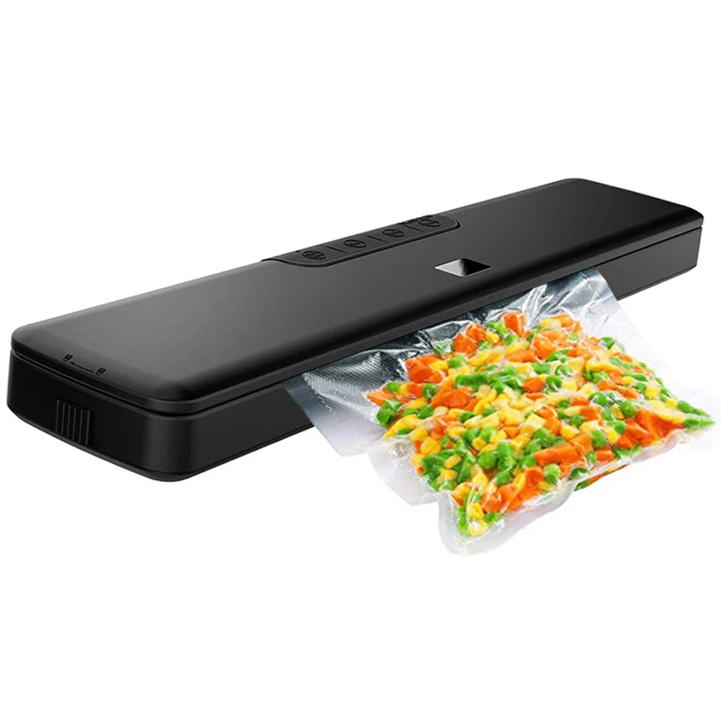 

HOT!Food Vacuum Sealer Machine,Automatic Vacuum Sealing System for Food Preservation with Starter Kit - Sealing Machine with Dry
