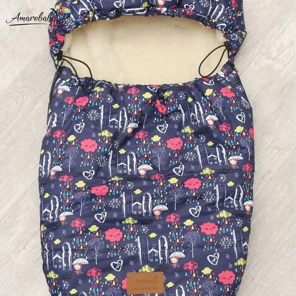 Конверт меховой универсальный AmaroBaby LITTLE FRIEND 80х45