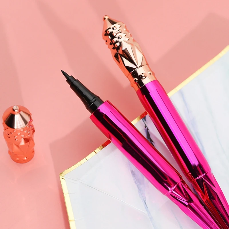 Черная Подводка для глаз водостойкая жидкая подводка карандаш 24 часа литая