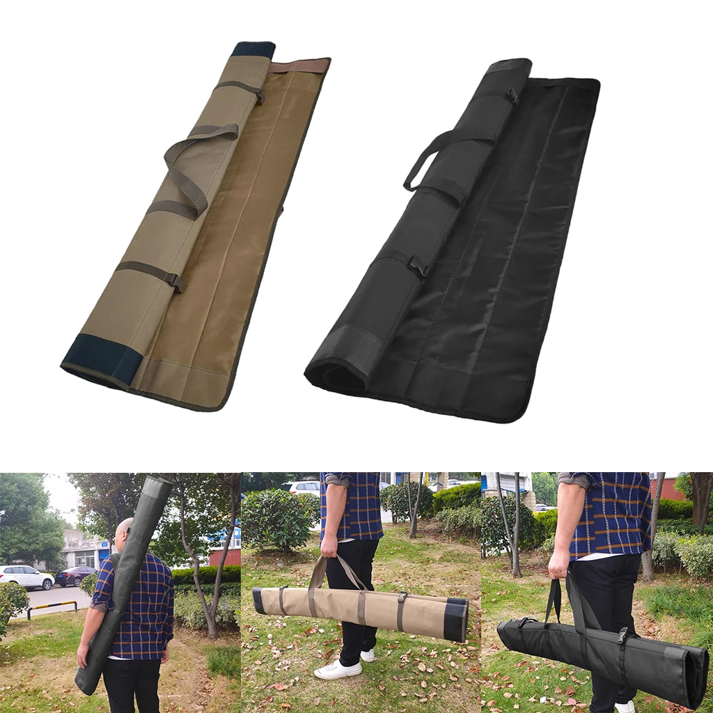Fishing Bag Fishing Rod Reel Case Carrier Holder Fishing Pole Storage Bags Fishing Gear Organizer Travel Carry Case Bag