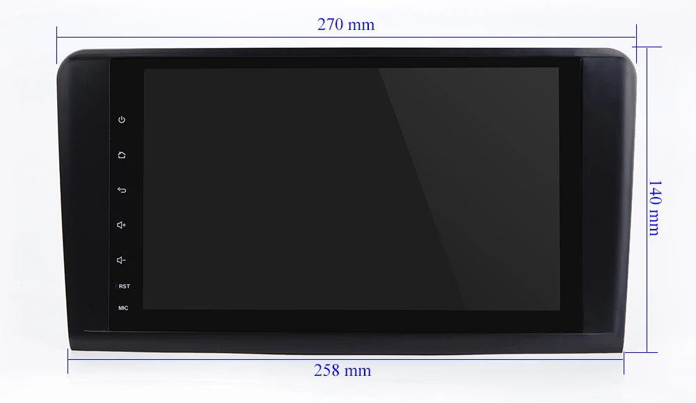 Top DSP 64G Android 9.0 CAR Auto Audio Radio player GPS for BENZ W164 ML320 ML350 X164 Multimedia navigation head device 1