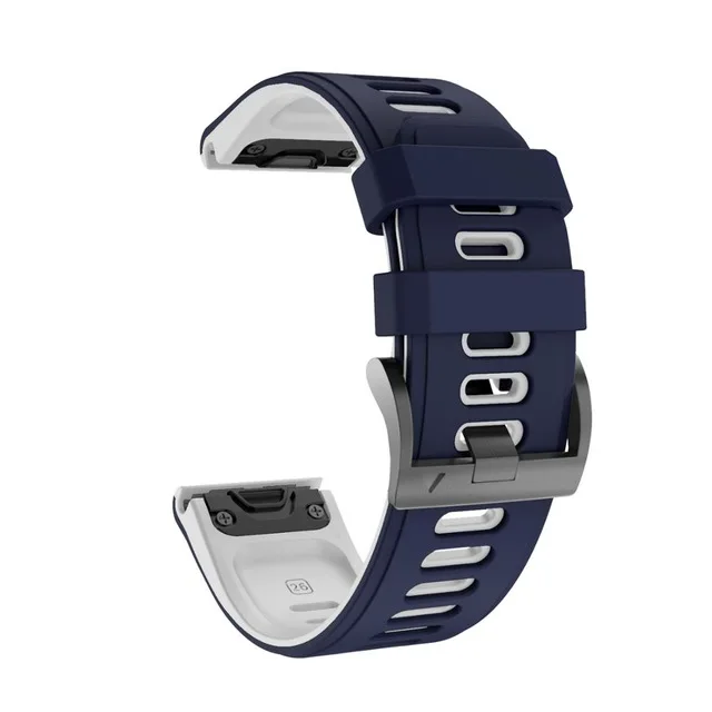 20 22mm 26mm Silicone Watchband Wriststrap for Garmin Fenix 6X 6 6S Pro 5X 5 5S Plus Fenix 7X 7 Easy Fit Quick Release wirstband 