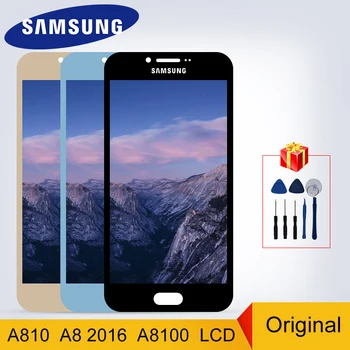 

A810 LCD Original For Samsung Galaxy A810 A8 2016 LCD Touch Screen Digitizer Display Replacement Parts A810F A810DS Display
