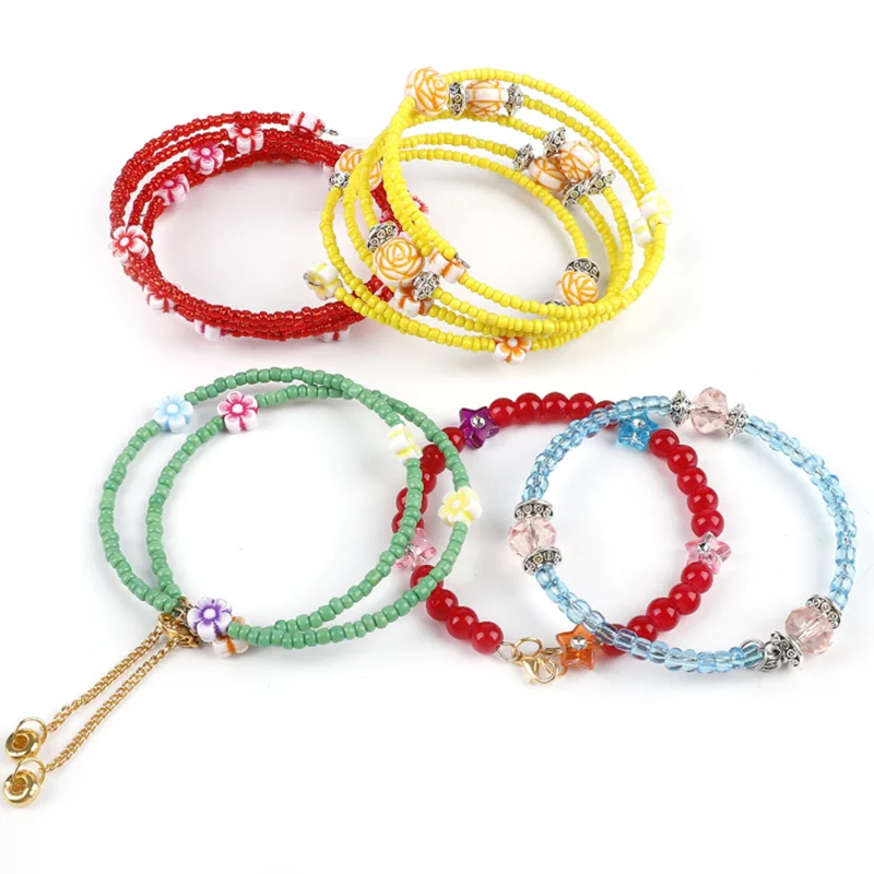 Silver Memory Bead Steel Wire Rings