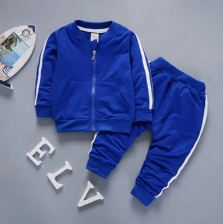style 4 Комплект для малышей, новинка года, весенне-осенний повседневный спортивный костюм куртка на молнии с длинными рукавами для маленьких детей, штаны комплект из двух предметов - Цвет: style 4