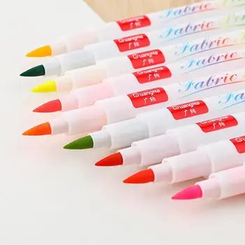 

Color Cloth Paint Pen Colors Fabric Marker Pens Art Markers Pen Pigment Painting Paint Graffiti Supplies Fabric DIY Tip Clo T6Q3
