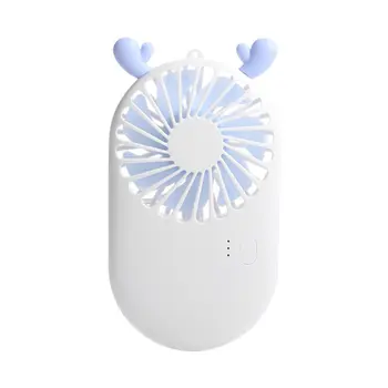 

Usb Small Fan Creative Cartoon Pocket Fan Desktop Lanyard Ultra-Thin Handheld Charging Fan Outdoor practical