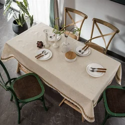 Hemp Rope Lace Polyester Linen Tablecloth American Table Cloth Coffee Table Cloth Fabric Rectangular Table Mat De Cotton Table C Hemp Rope Lace Polyester Linen Tablecloth American Table Cloth Coffee Table Cloth Fabric Rectangular Table Mat De Cotton Table C