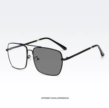 

New fashion retro men and women glasses frame discoloration reading glasses multifunctional lenses