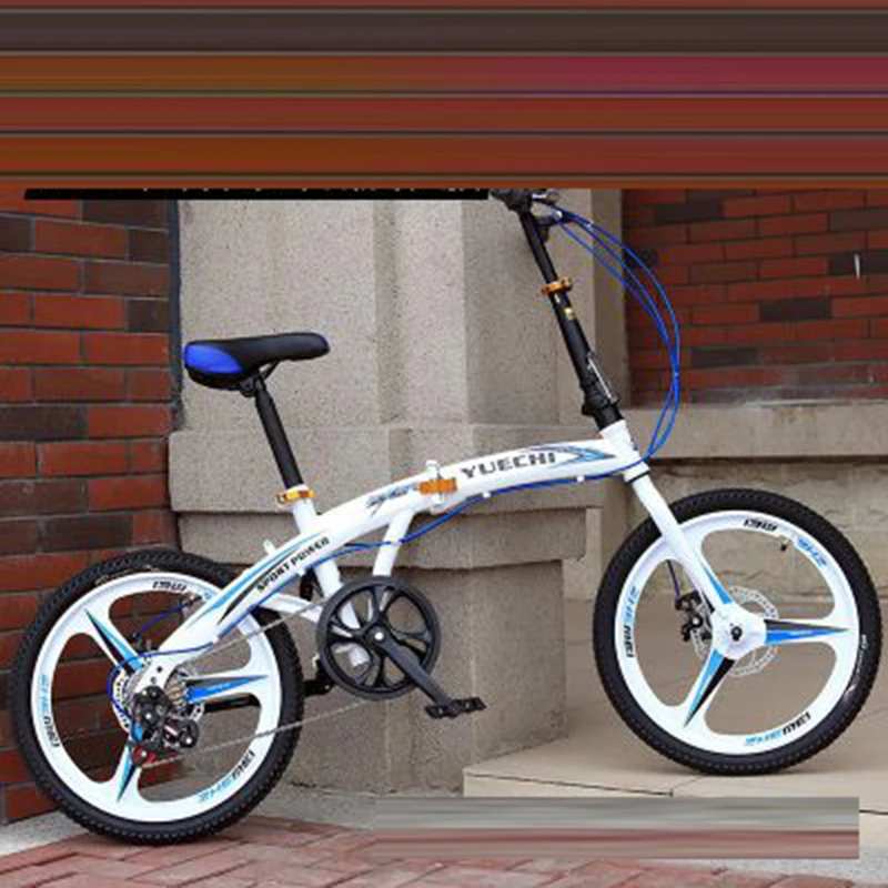 Bicycles 20 Inch Folding Student Bike Speed Change Disc Brake Bike