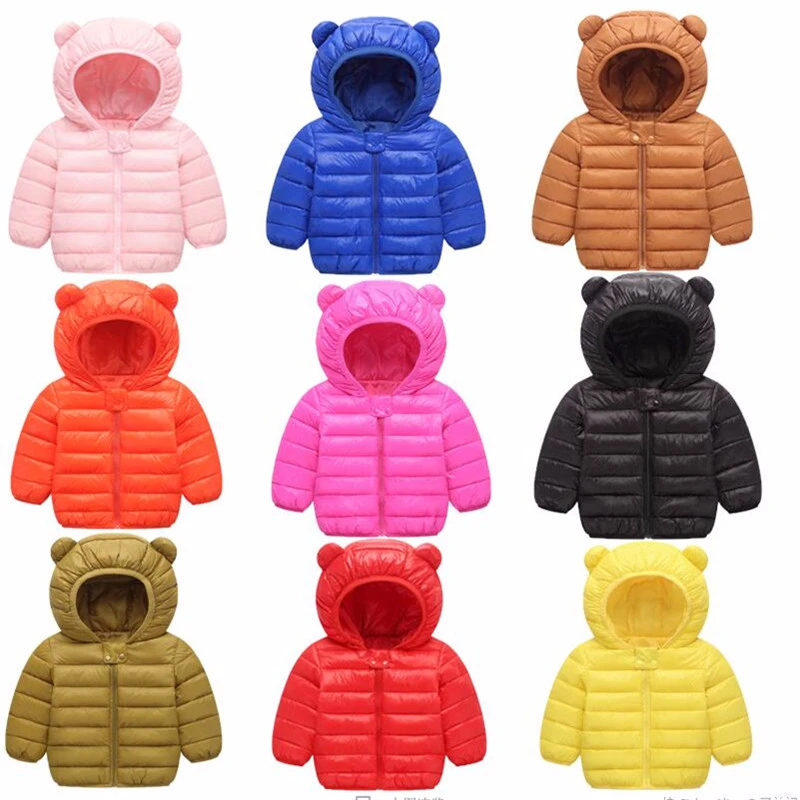 

LILIGIRL Baby Girls Jacket Coat for Children Tops Clothes 2019 Autumn Winter Boys Hooded Jackets Rabbit Ears Kids Warm Outerwear