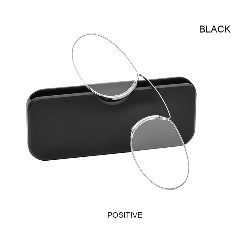 Kann Blume Schaum Nase Brille Pince-Nez Clip Lesebrille Schaum Lupe Glasse Männer Vergrößerungs Tragbare Beinlosen Gläser пенсне – Detail 7