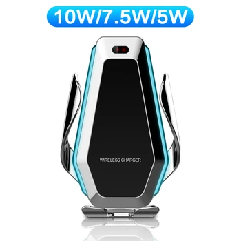 

10W Qi Charger Car Wireless Charger For iPhone 8 X XS Max 11 pro Car Holder for Samsung S10 S9 S8 plus Phone Car Air Vent Stand