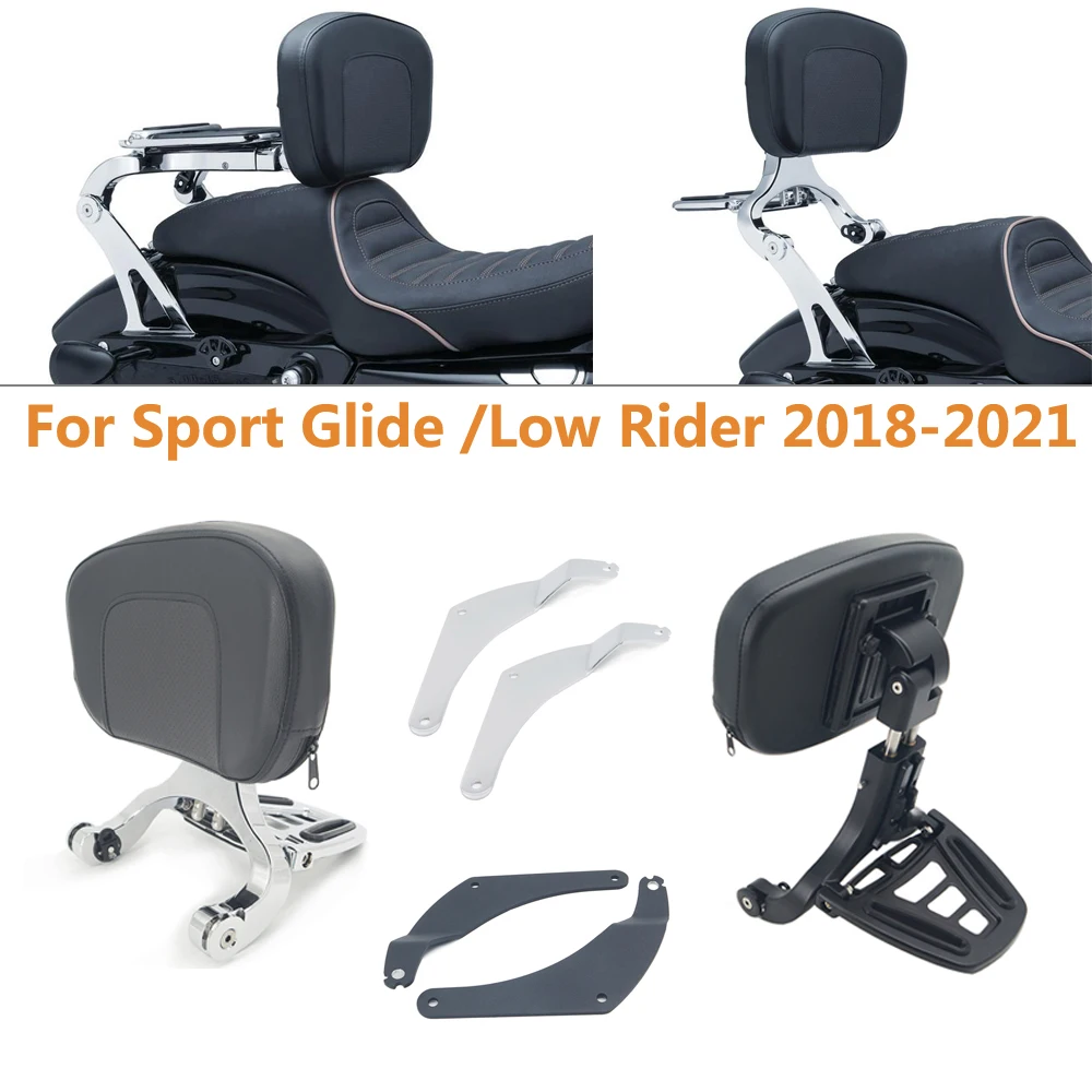 Moto Multiuso Driver E Schienale Passeggero Per Harley Flsb Softail Sport Glide / Fxlr Softail Low Rider 2018-2022