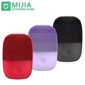 

Xiaomi inFace Electric Deep Facial Cleaning Massage Brush Sonic Face Washing IPX7 Waterproof Silicone Face Cleanser For Girl Boy