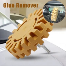 87-100mm 4Inch Car Eraser Wheel Smooth Power Drill Adapter Decal Removal Paint Repair Rubber Effective Practical Quick Pinstripe