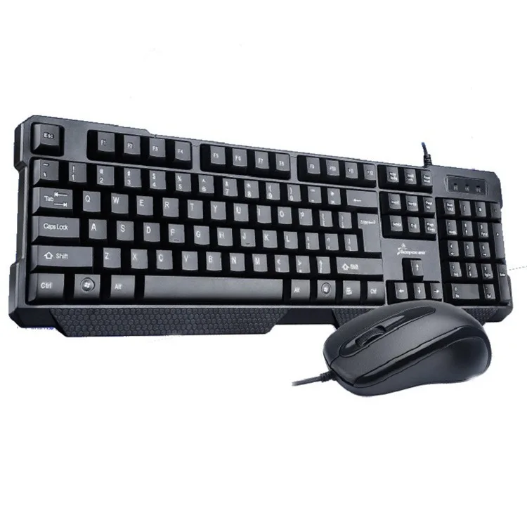 

Hoopoe Hp828 Cable PS2 round Mouth Keyboard And Mouse Kit Desktop Business Office Keyboard And Mouse Set