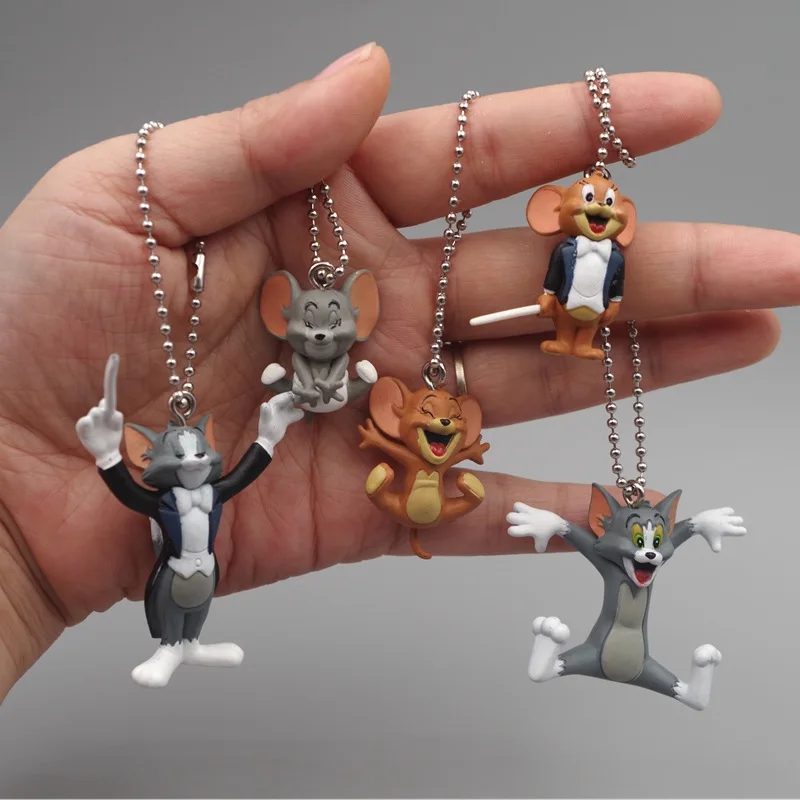 5 шт./компл. Tom cat toy Jerry брелок с мышью экшн-фигурка необычная игрушка подарок для